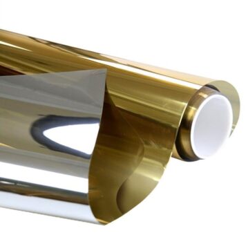 Gold reflective window film
