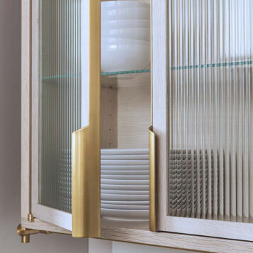 Reeded Glass Window Film Static Cling